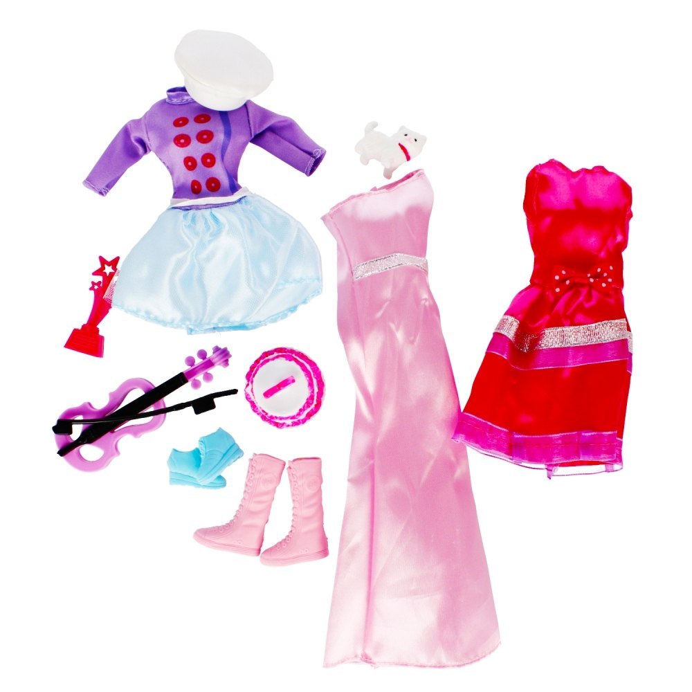 DOLL 29CM WITH ACCESSORIES CLOTHES MEGA CREATIVE 482097
